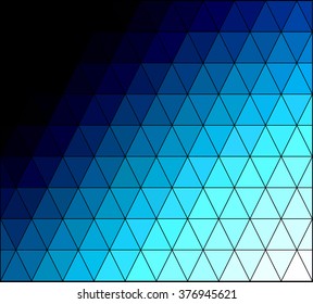 Blue Square Grid Mosaic Background, Creative Design Templates