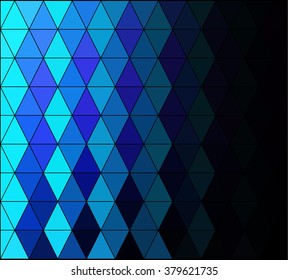 Blue Square Grid Mosaic Background, Creative Design Templates