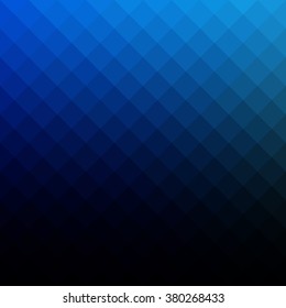 Blue Square Grid Mosaic Background, Creative Design Templates