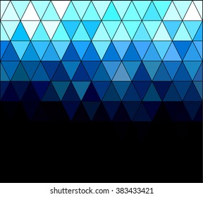 Blue Square Grid Mosaic Background, Creative Design Templates