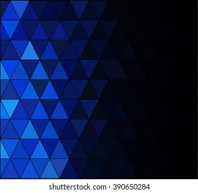 Blue Square Grid Mosaic Background, Creative Design Templates