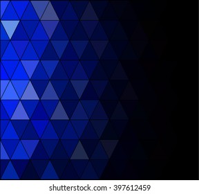Blue Square Grid Mosaic Background, Creative Design Templates