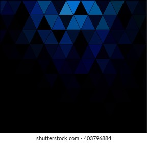 Blue Square Grid Mosaic Background, Creative Design Templates