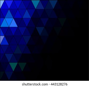 Blue Square Grid Mosaic Background, Creative Design Templates