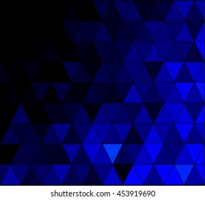 Blue Square Grid Mosaic Background, Creative Design Templates