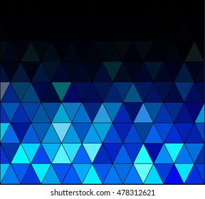Blue Square Grid Mosaic Background, Creative Design Templates