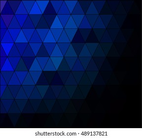 Blue Square Grid Mosaic Background, Creative Design Templates
