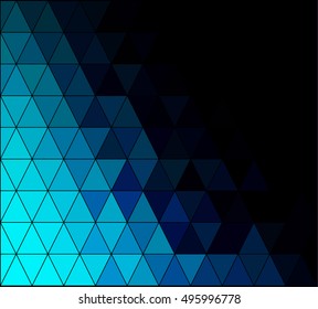 Blue Square Grid Mosaic Background, Creative Design Templates