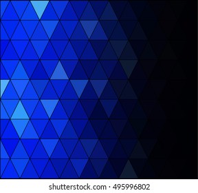 Blue Square Grid Mosaic Background, Creative Design Templates