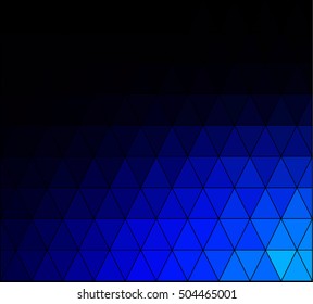 Blue Square Grid Mosaic Background, Creative Design Templates