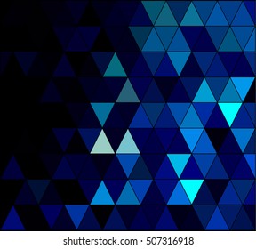 Blue Square Grid Mosaic Background, Creative Design Templates