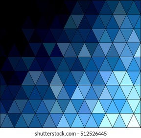 Blue Square Grid Mosaic Background, Creative Design Templates