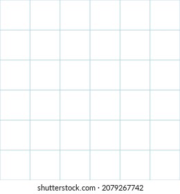 Blue square grid, seamless on the white background. Vector illustration.