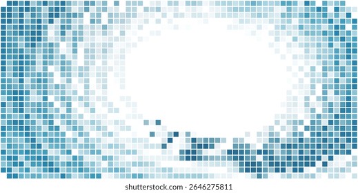 Blue Square Japanese Pattern Background