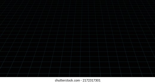 Blue square line and black background