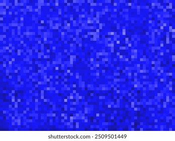 Blue square mosaic background. Modern colorful texture. Vector illustration.