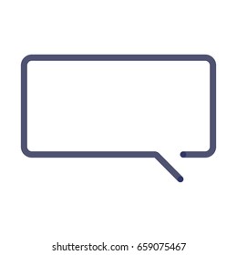 blue square quote box info-graphic design