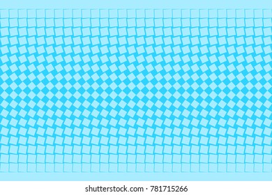 Blue square rotate and blue background