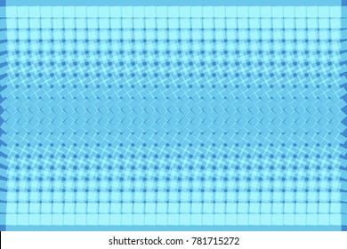 Blue square rotate and black background
