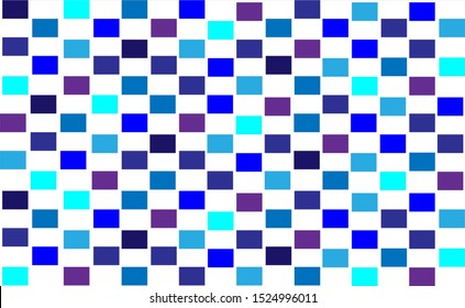 Blue square shape background with modern patterns