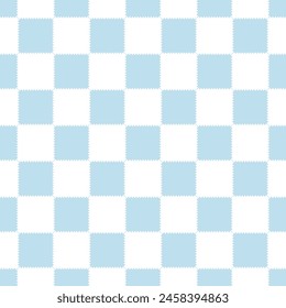 blue square shape seamless pattern