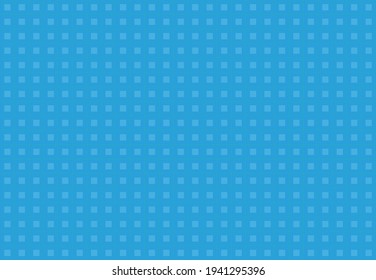 Fondo de cuadrados azules. Patrón de azulejos mosaicos. Ilustración vectorial sin inconvenientes.