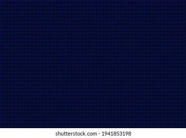 Blue squares background. Mosaic tiles pattern. Seamless vector illustration.