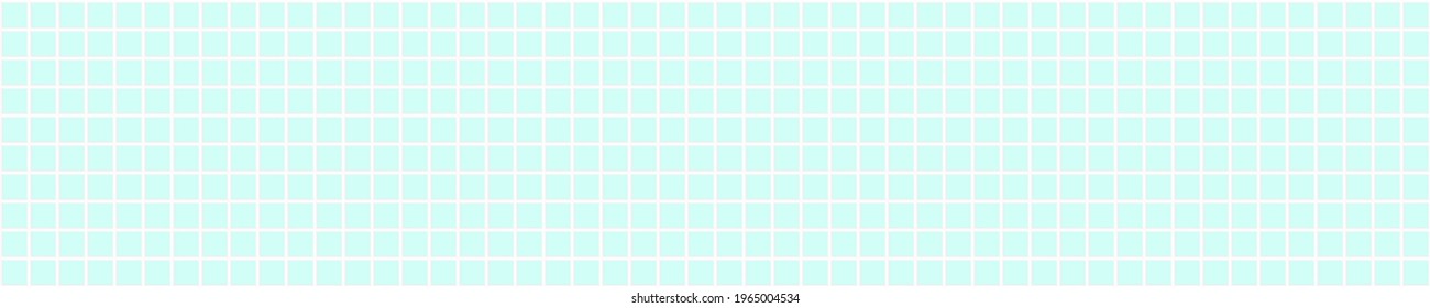 Blue squares background. Mosaic tiles. Seamless vector illustration.