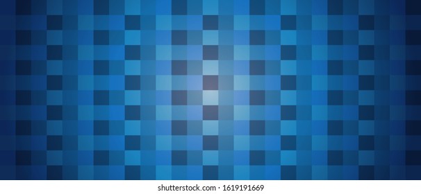 Blue squares geometric vector background