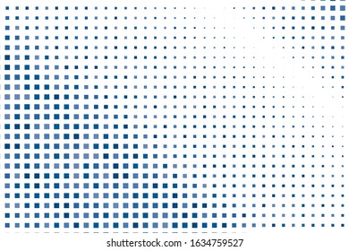 Blue squares in modern style on white background f