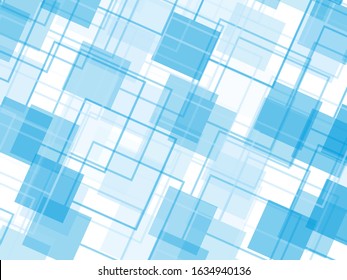 Blue squares in retro style.