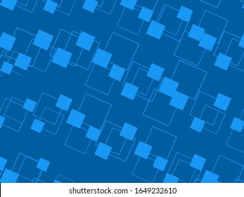 Blue squares in retro style.