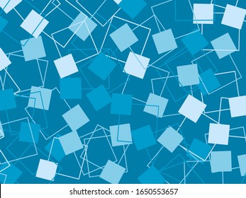 Blue squares in retro style.