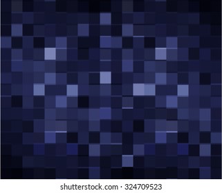 Blue Squares Wall Design Background