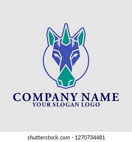 blue stallion logo