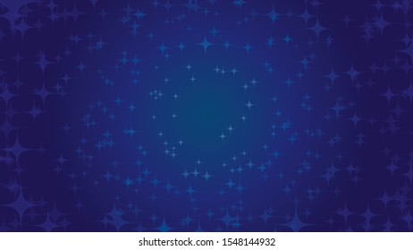 blue star abstract magic background vector 