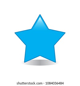 Blue Star Emoji Vector