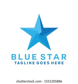 Blue Star Logo Design Inspiration For Business And Company
