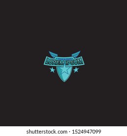 blue star logo for e-sport team sign