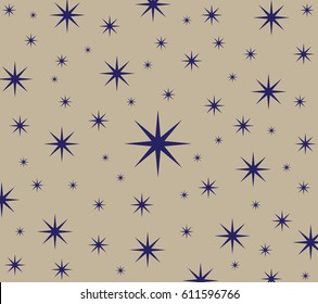 Blue star pattern texture.