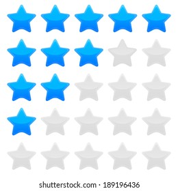 Blue Star Rating Template