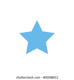 Blue star vector symbol illustration