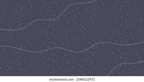 Blue starry background, vector, cartoon style