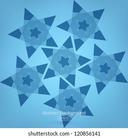 Blue stars background