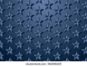 Blue stars corporate texture background. Vector design