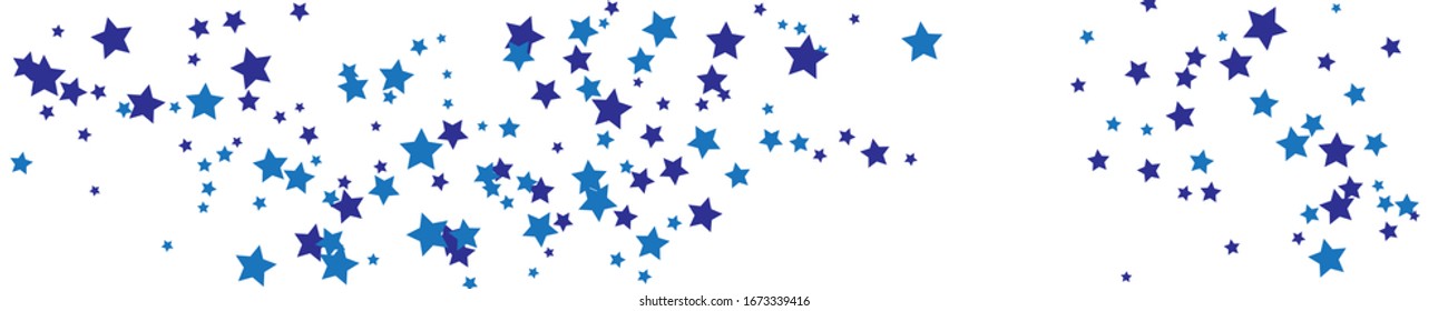 Blue Stars Festive. Pattern Isolated. Texture Wallpaper. Confetti Card. Tiny Starry Anniversary. Summer Card. Christmas Symbol. Glitter Wallpaper. Falling Anniversary.