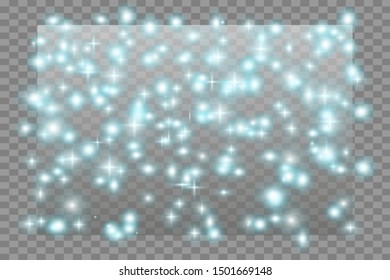 Blue stars. Laser beams, light beams. Beautiful light flashes. Glowing stripes on a dark background. Bright abstract sparkling lined background.Bright shiny abstract Christmas background with snowflak