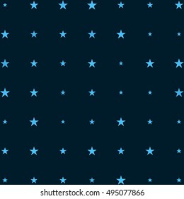 Blue stars on a dark background.
