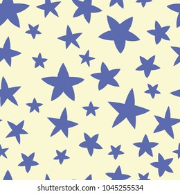  blue stars pattern vector illustration 
