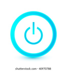Blue start button